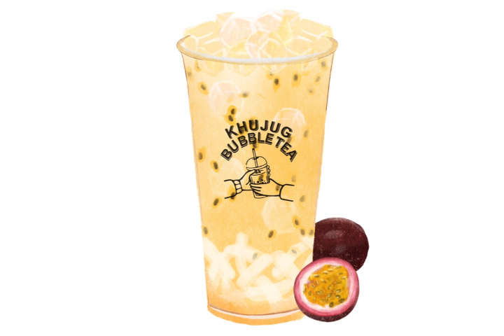 Passion Fruit Soda - Khujug Bubble Tea