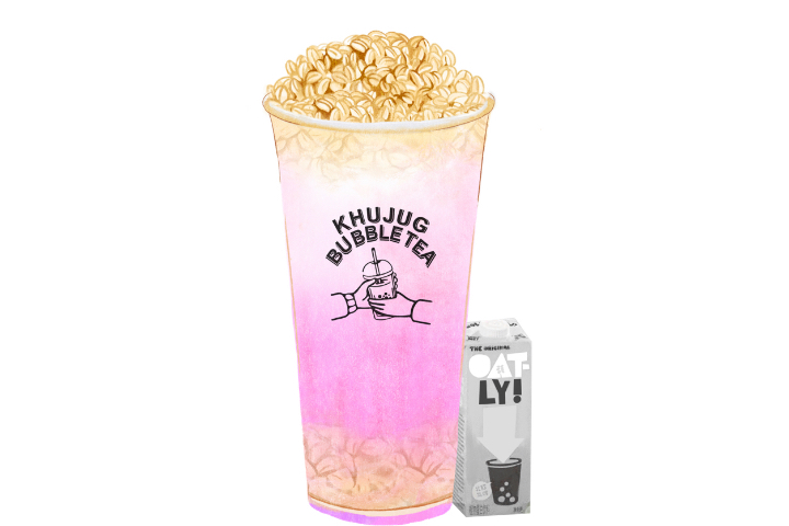 Taro oat milk - Khujug Bubble Tea