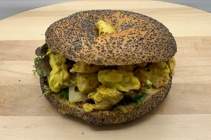 Bagel Curry Chicken - Cico Coffee & Food