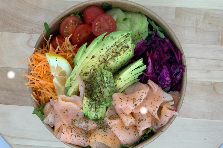 Smoked Salmon - Avocado Salad - Cico Coffee & Food