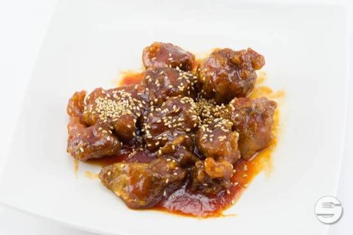 21. Pork Ribs with Sweet and Sour Sauce - Restaurant Bonbon