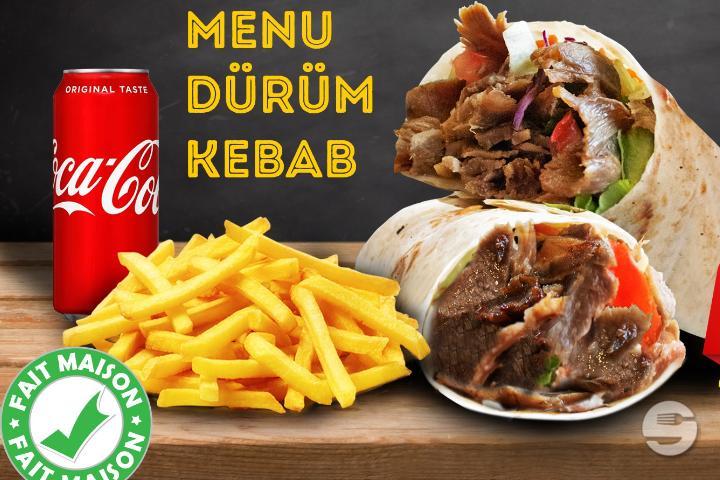 Durum Kebab Lamb Menu - Restaurant de La Turquoise