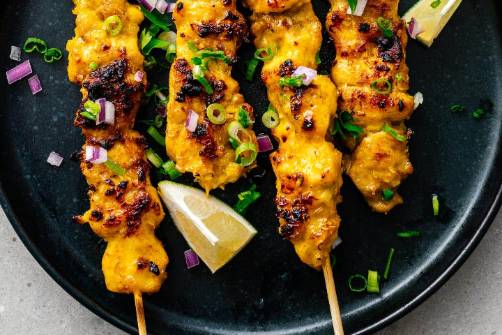 Satay-Spiess (1 Stück) - Saifon Thaï Take-Away