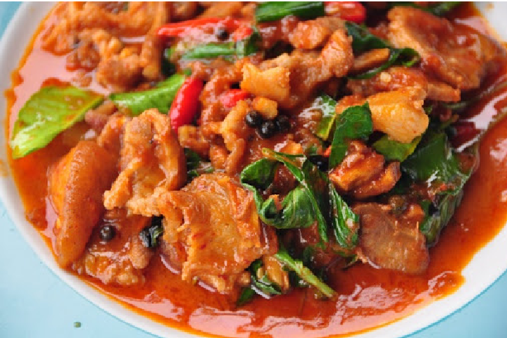 Porc au Curry Rouge - Pad Thai