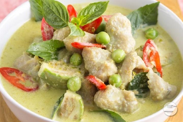 Poisson au Curry Vert - Pad Thai