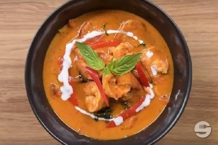 Crevettes au Curry Panaeng - Pad Thai