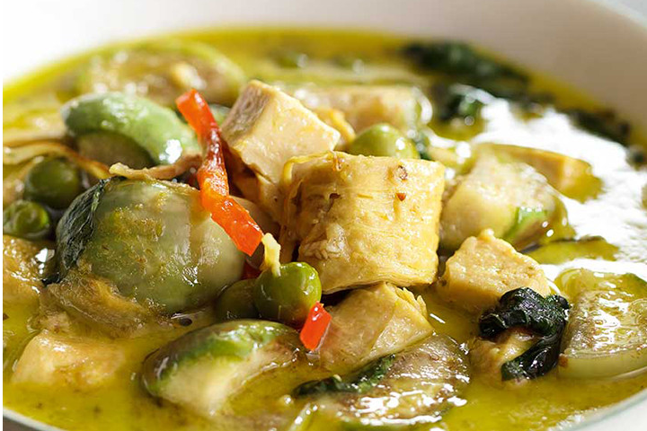 Tofu au Curry Vert - Pad Thai