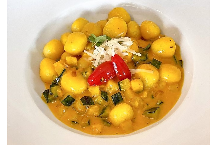 Gnocchi mit Safran-Parmesan-Creme - Special Pop-Up Healthy-Food-Atelier