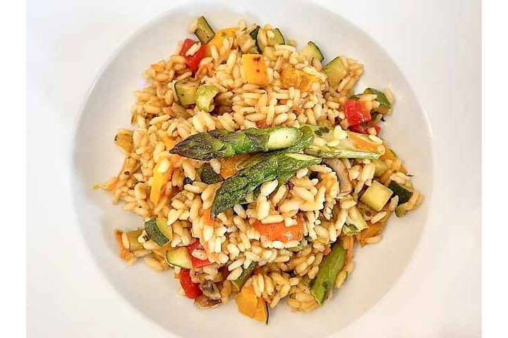 Risotto mit gebratenem Saison-Gemüse - Special Pop-Up Healthy-Food-Atelier