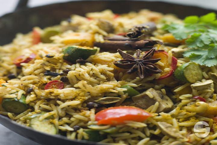 Vegetables Biryani - Le Gandhi