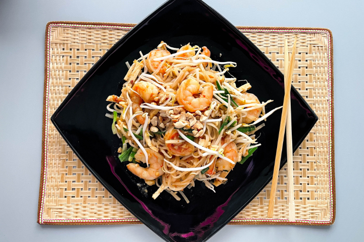 Pad Thai with Shrimps - Le P'tit Exo