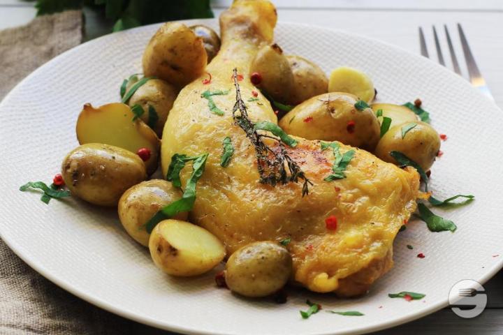 Assiette Demi Poulet - Rôtisserie Chalet