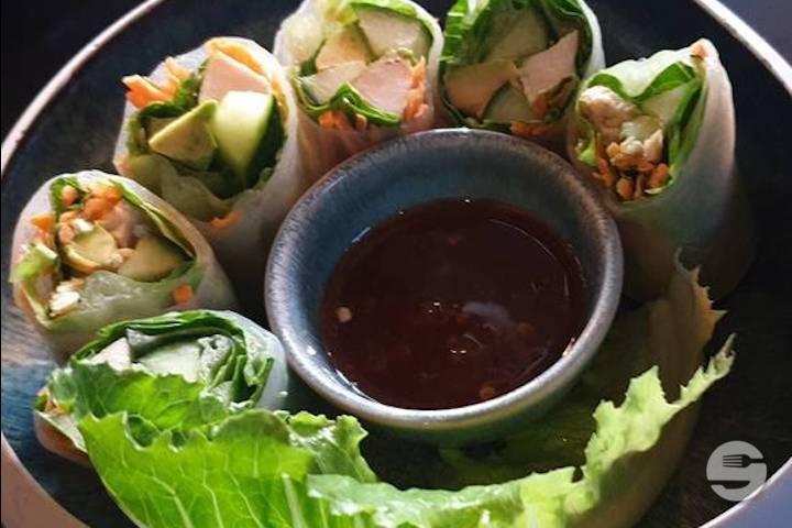 Fresh Summer Rolls, Crab Meat and Shrimps - Jaï Thai