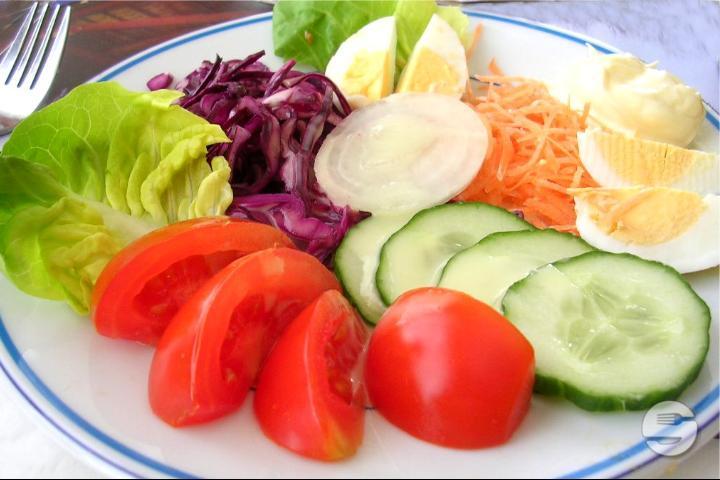 Plate of Raw Vegetables - Trattoria du Commerce