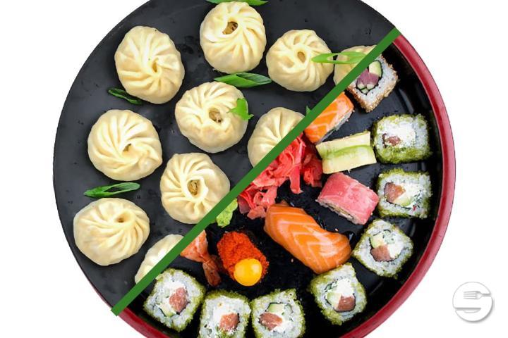 Sushi & Momos Platte 6 Big - Yummy.Express Sushi & Momos