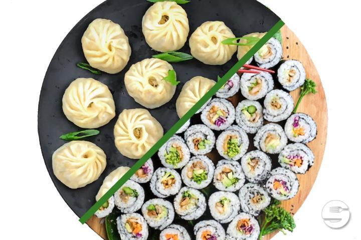 Sushi & Momos Platte 10 Big - Yummy.Express Sushi & Momos