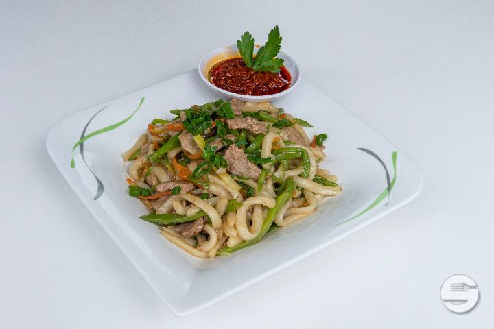 Wok Dishes Udon-Nudel - Himalaya Salt