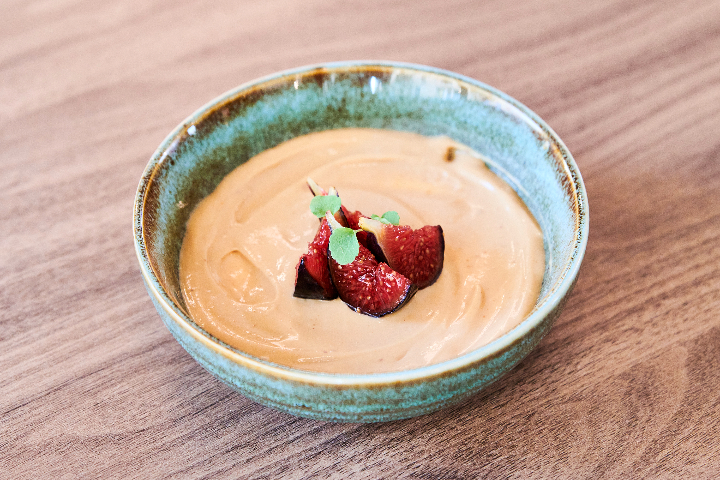 Panna Cotta Figs, honey and chesnut cream - Nocino Pizzeria