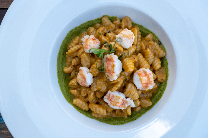 Homemade Cavatelli with Langoustines - Nocino Pizzeria