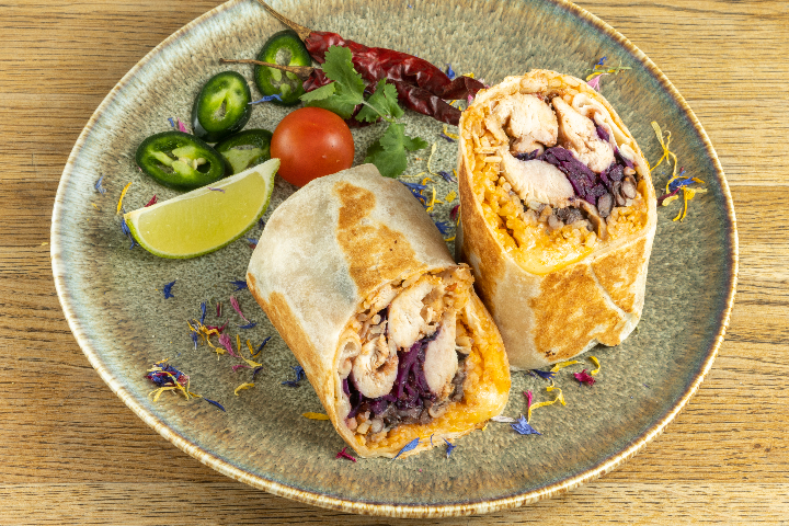 Chicken Al Pastor - Burrito Bandito Bern