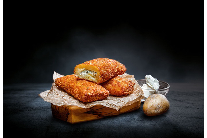 Röstirollen mit Frischkäse - Big Burger