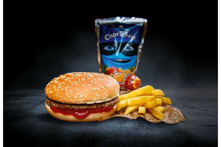 Kids Burger Menü (inkl. Capri Sonne, Chupa Chup) - Big Burger