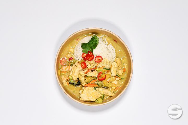 Green chicken curry - Migros Take Away Zug