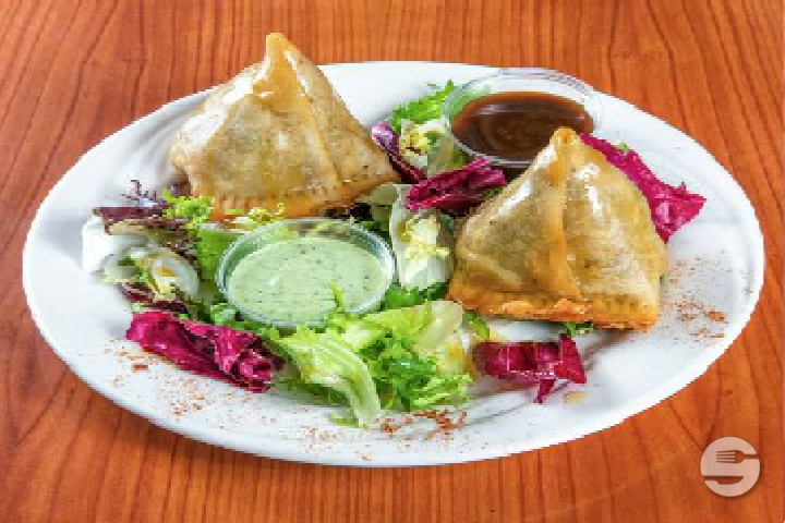 Vegetarian Samosa (2 pieces) - Indian Kitchen