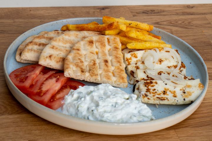 Halloumi Gyros - Zeus Greek God of Gyros 8005