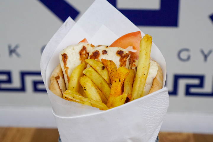 Halloumi Gyros - Zeus Greek God of Gyros 8005