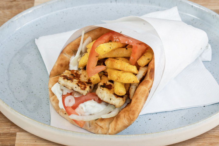 Veganer Halloumi Gyros - Zeus Greek God of Gyros 8005