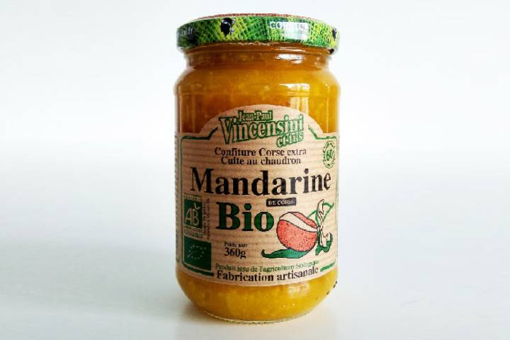 Confiture corse aux mandarines bio - Mon épicerie