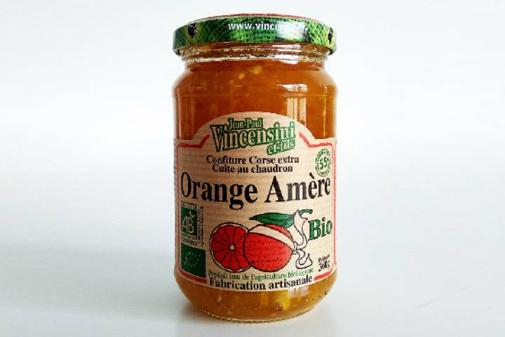 Confiture corse aux oranges amères bio - Mon épicerie