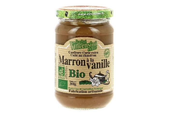 Confiture corse marrons vanille bio - Mon épicerie