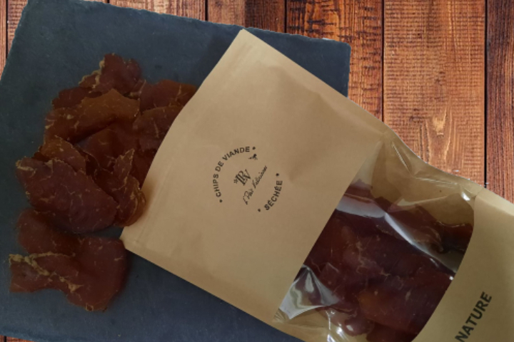 Chips de viande séchée nature - Mon épicerie