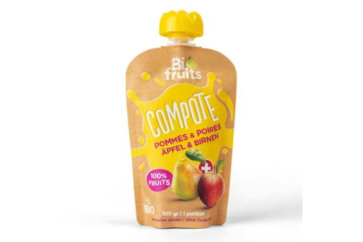 Compote Bio pommes - poires - Mon épicerie