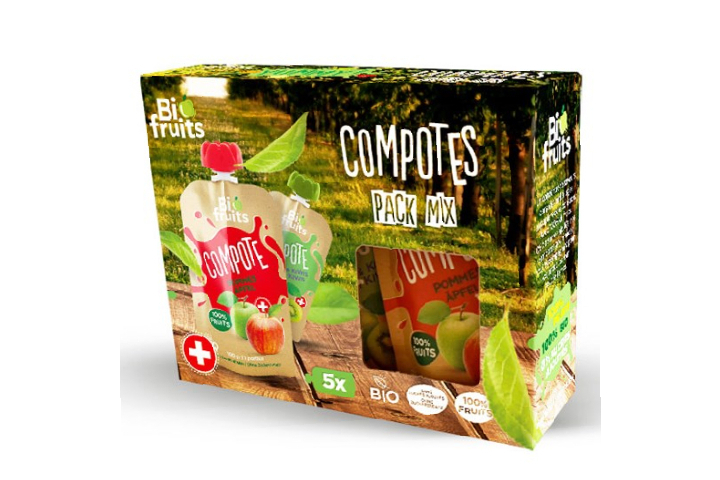 Compote Bio multipack 5 saveurs - Mon épicerie