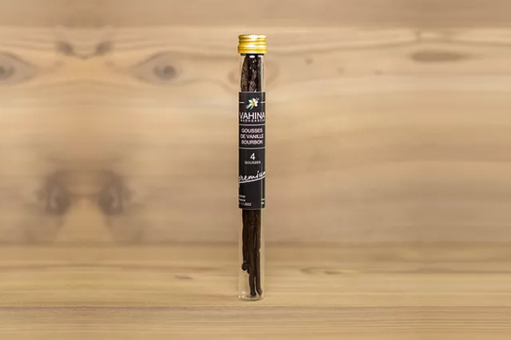 Eprouvette de 4 gousses de vanille Bourbon - Mon épicerie