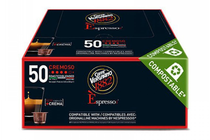 Vergano "Nespresso" Cremoso compostable - Mon Épicerie