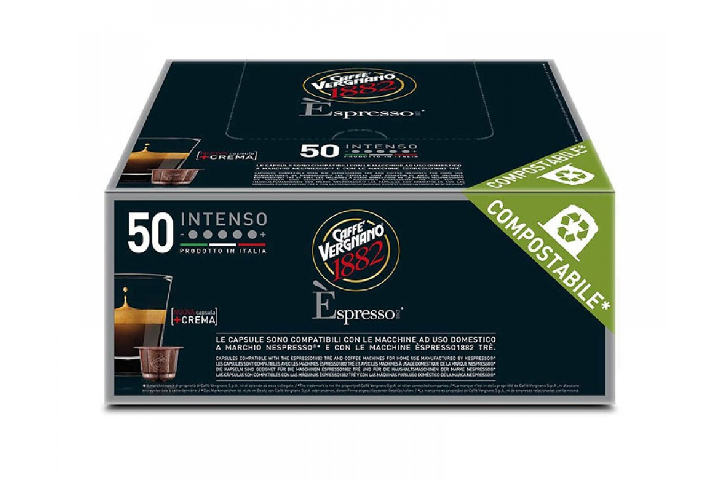 Vergnano "Nespresso" Intenso compostable - Mon Épicerie