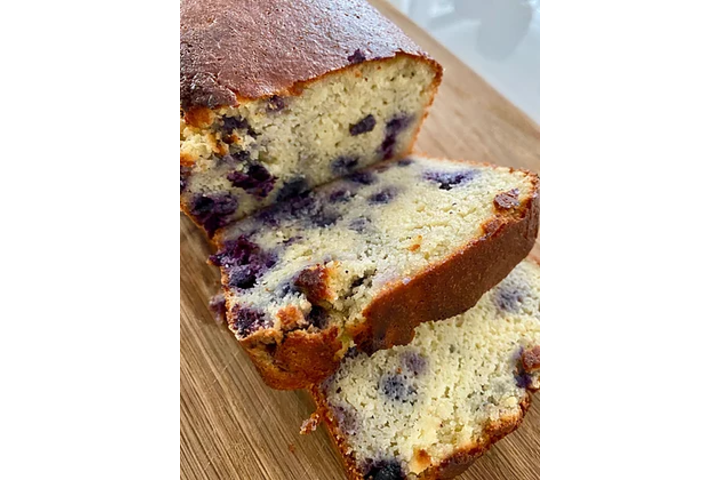 Keto Blueberry Loaf Cake - Lin Switzerland