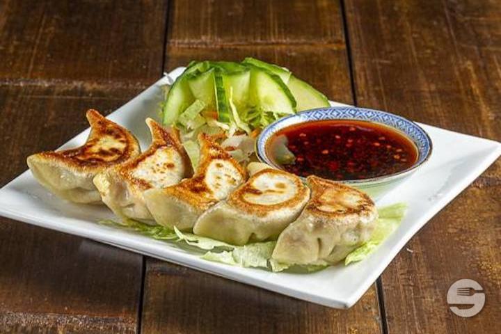 106A. Grilled Pork Ravioli - Rong Town