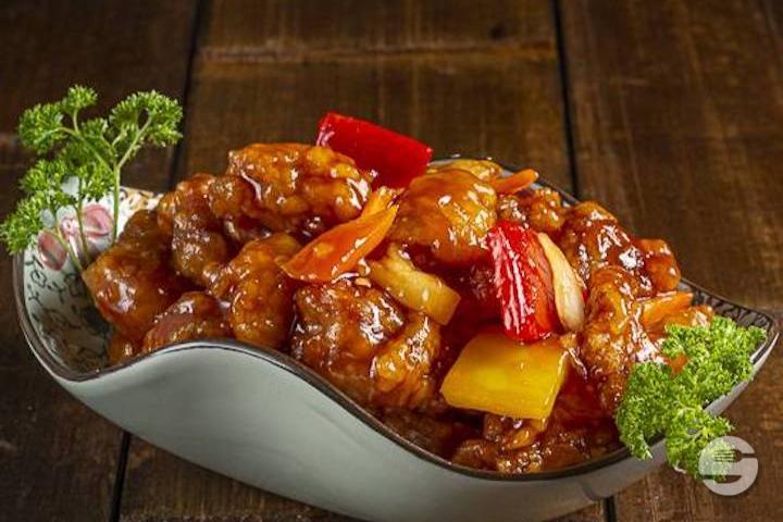 55. Satay Pork Rice - Rong Town