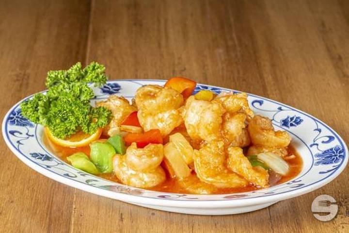 77. Shrimps Rice with Ginger - Rong Town