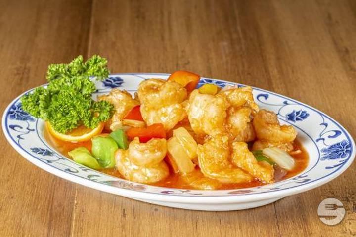 78. Shrimps Rice with Red Curry - Rong Town