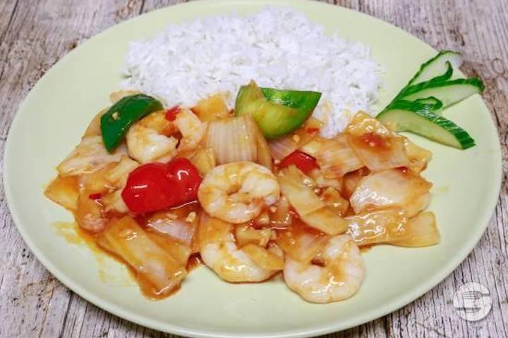Grilled Shrimps with Garlic - Rong Town