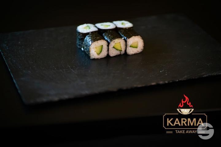 Gurke Maki ( Reis mit Gurke ) 6Stk. - Karma Take Away