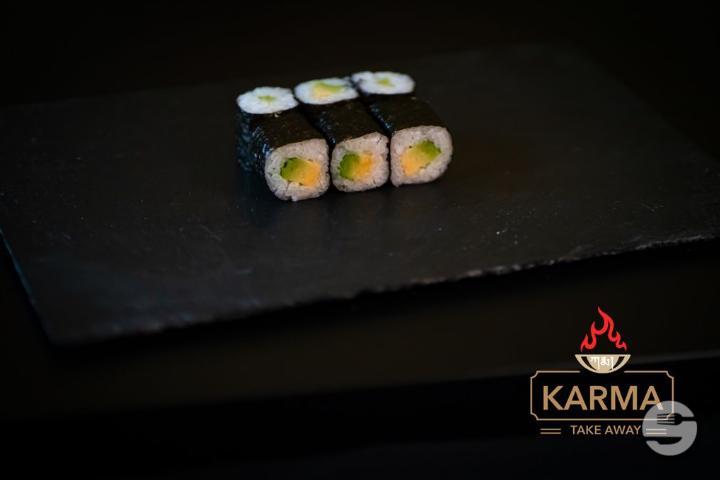 Avocado Maki ( Reis mit Avocado ) 6Stk. - Karma Take Away