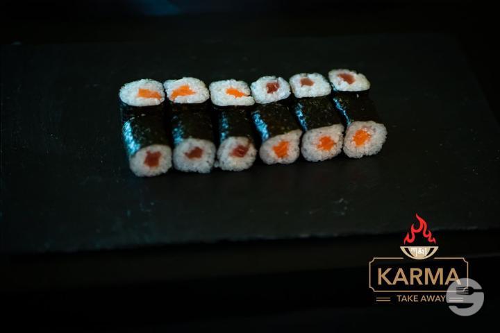 Lachs Maki 6 Stk Thuna Maki 6 Stk - Karma Take Away