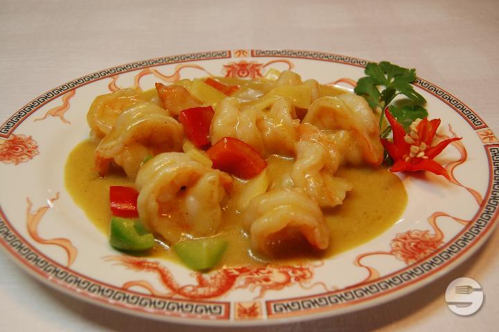 47. Crevettes à la Sauce Satay - Jia Ming